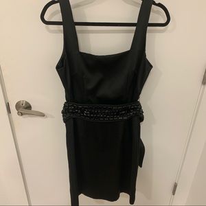 ABS Allen B Schwartz Black Dress Big Bow Size 10